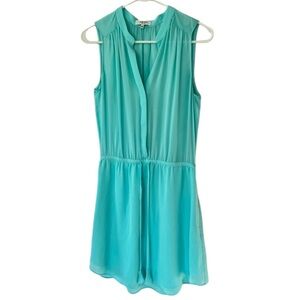 Babaton Benedict Sleeveless Mini Dress 100% Silk